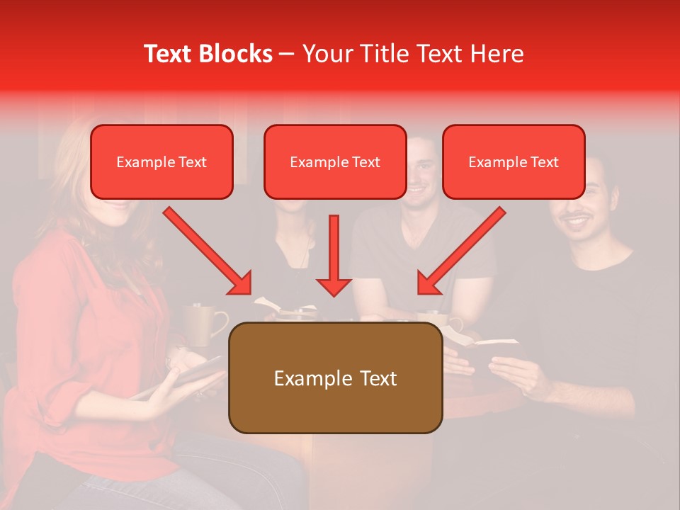 Indian Fashion Group PowerPoint Template