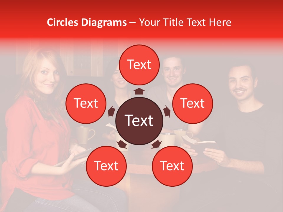 Indian Fashion Group PowerPoint Template