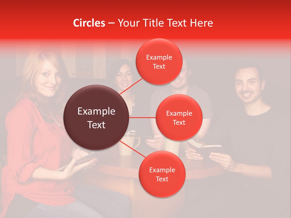 Indian Fashion Group PowerPoint Template