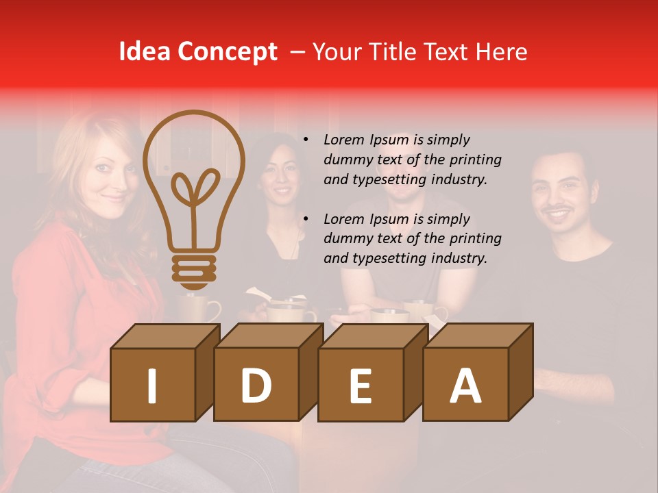 Indian Fashion Group PowerPoint Template