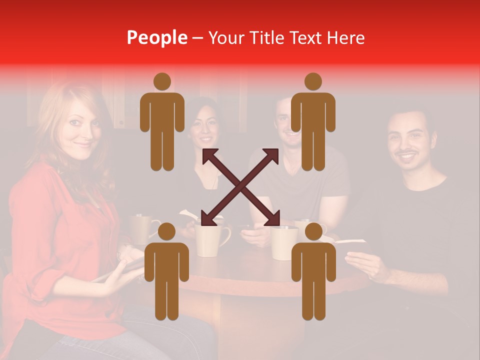 Indian Fashion Group PowerPoint Template