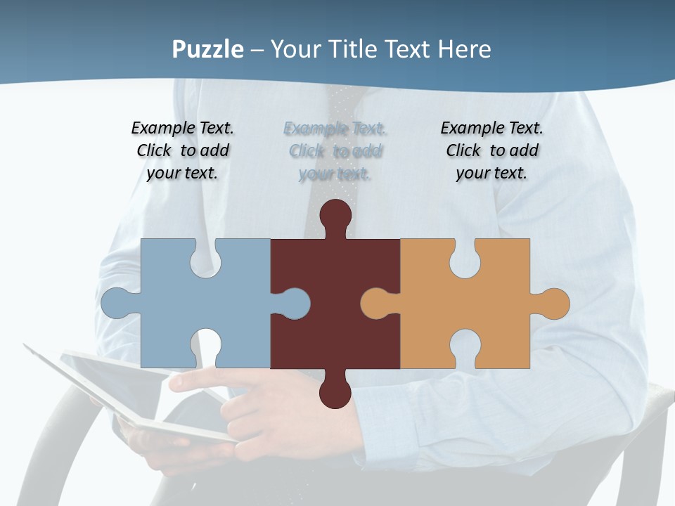 Employee Digital Male PowerPoint Template