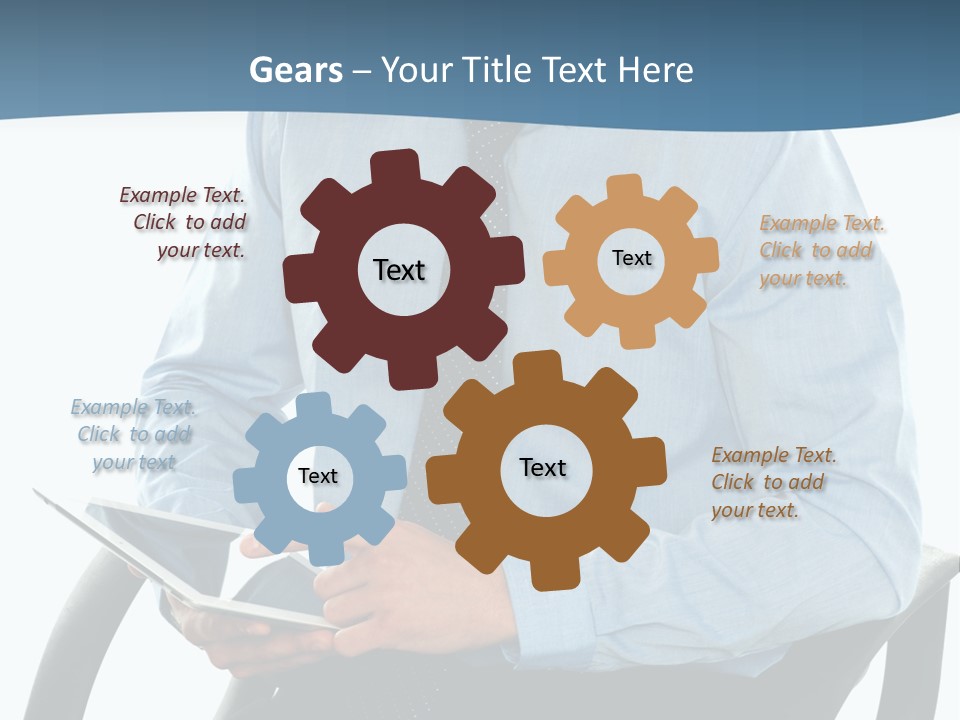 Employee Digital Male PowerPoint Template