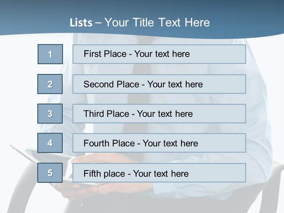 Employee Digital Male PowerPoint Template