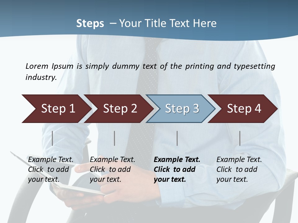 Employee Digital Male PowerPoint Template