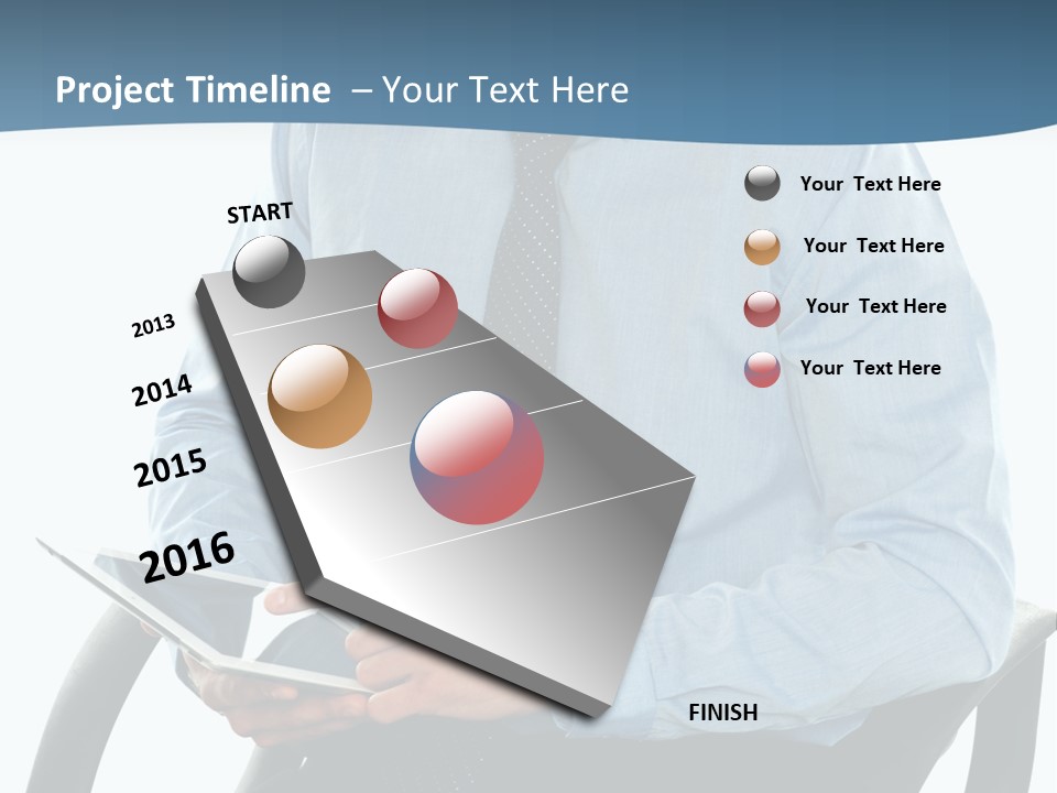Employee Digital Male PowerPoint Template