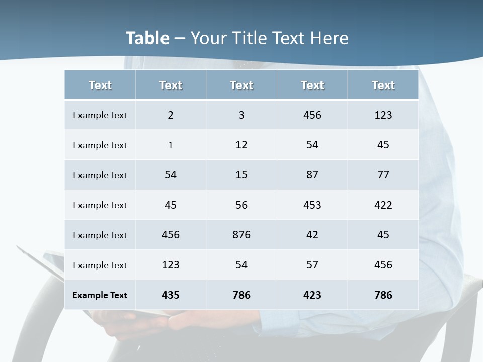 Employee Digital Male PowerPoint Template