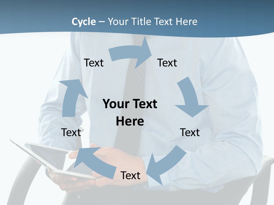 Employee Digital Male PowerPoint Template
