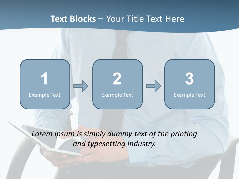 Employee Digital Male PowerPoint Template