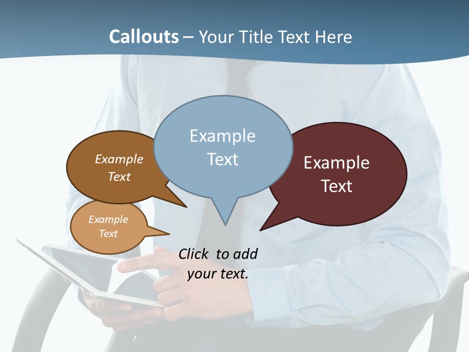 Employee Digital Male PowerPoint Template