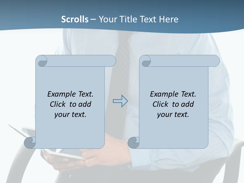 Employee Digital Male PowerPoint Template