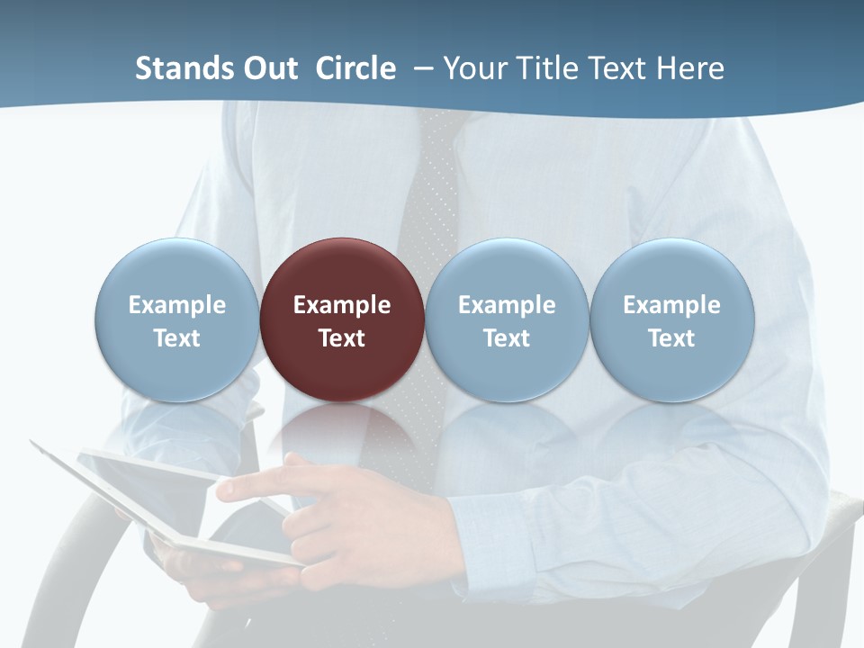 Employee Digital Male PowerPoint Template