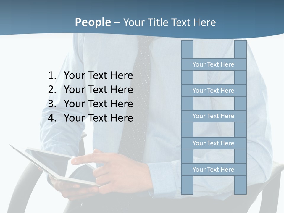 Employee Digital Male PowerPoint Template
