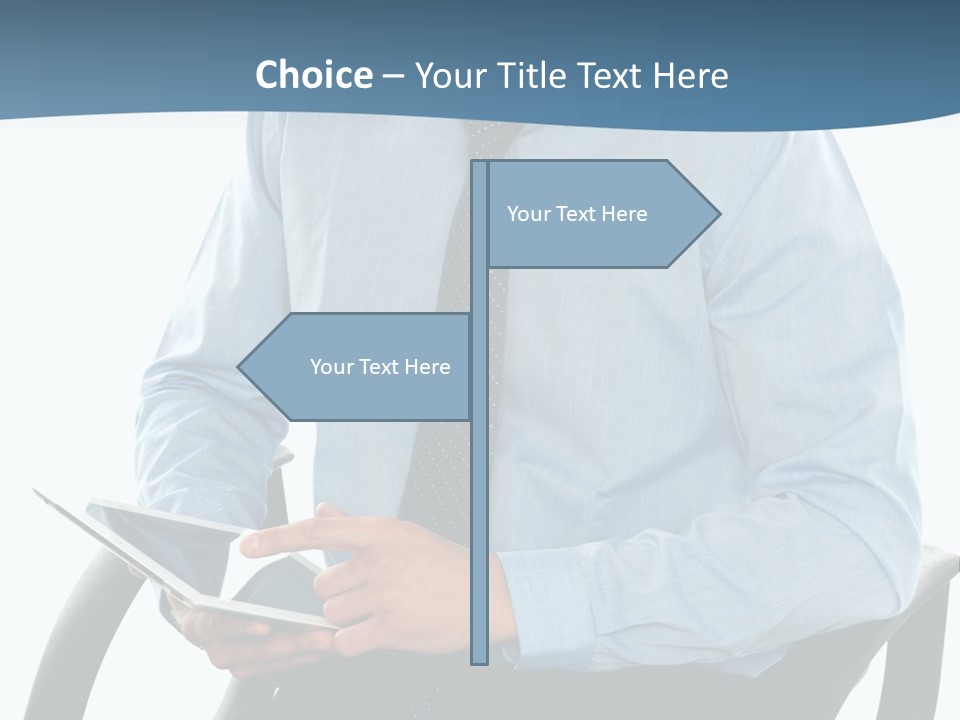 Employee Digital Male PowerPoint Template