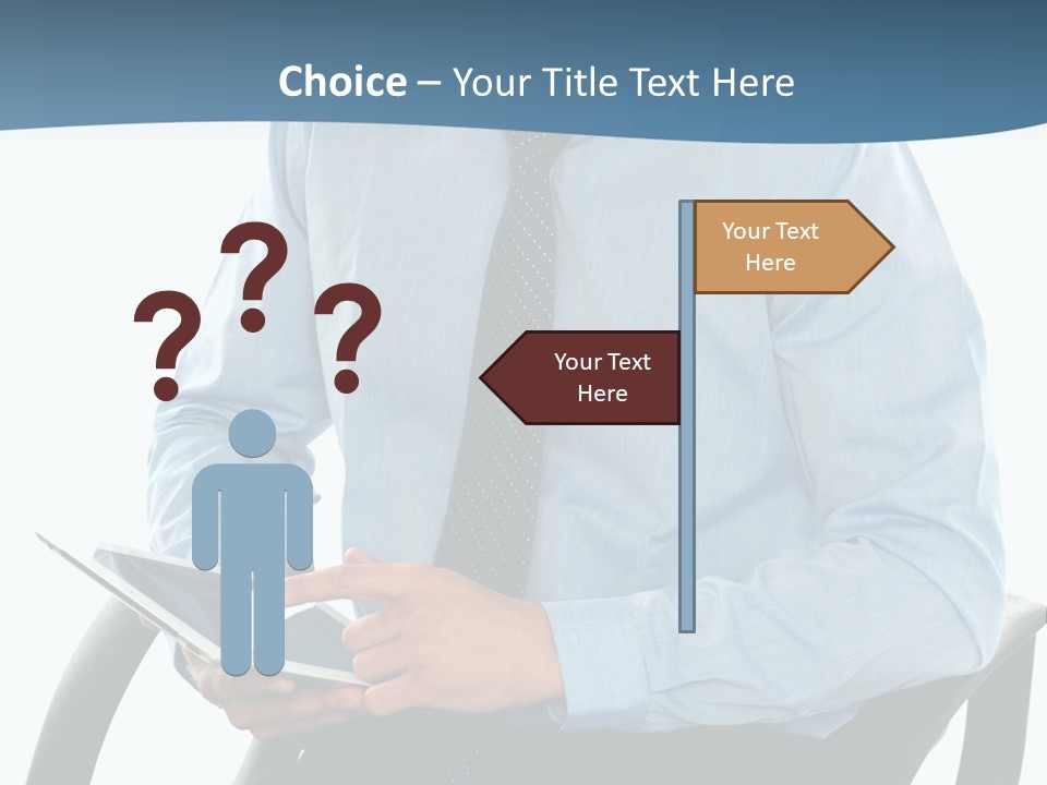 Employee Digital Male PowerPoint Template