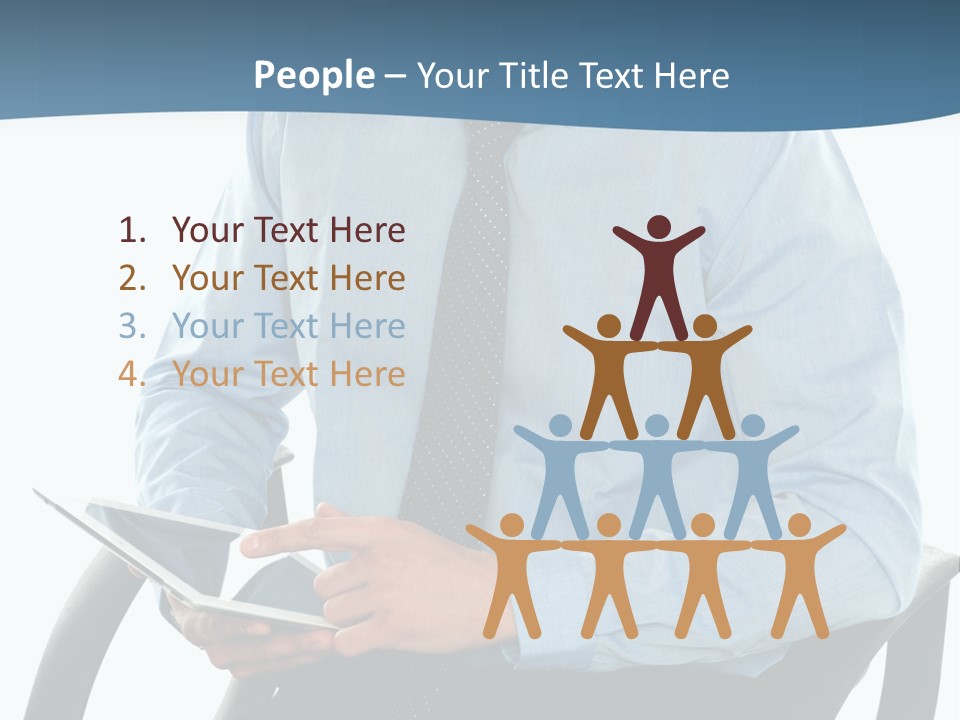 Employee Digital Male PowerPoint Template