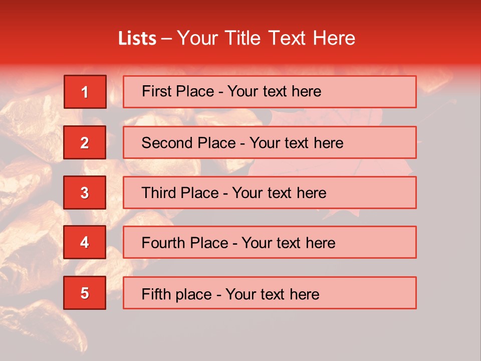 Small Stone Metal PowerPoint Template