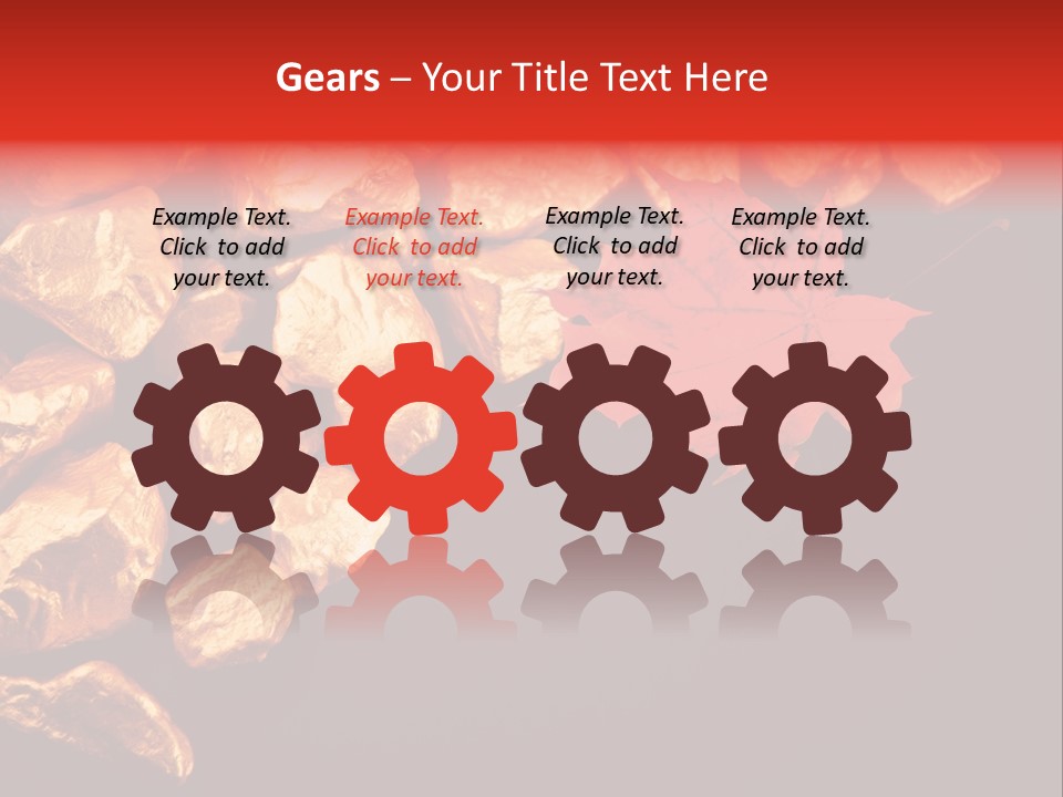 Small Stone Metal PowerPoint Template