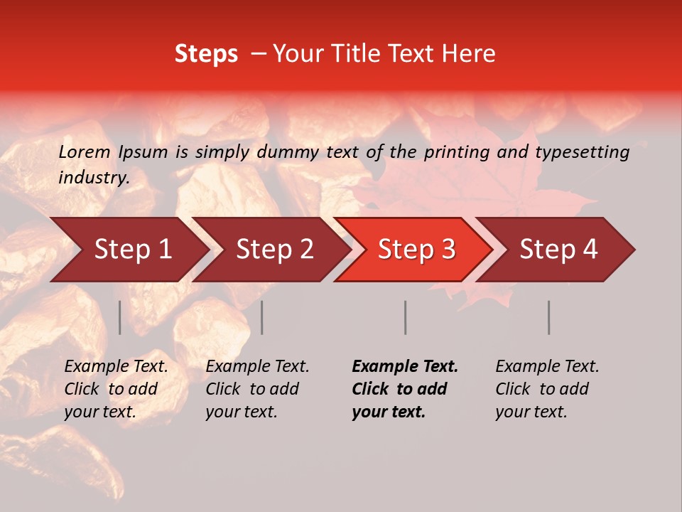 Small Stone Metal PowerPoint Template