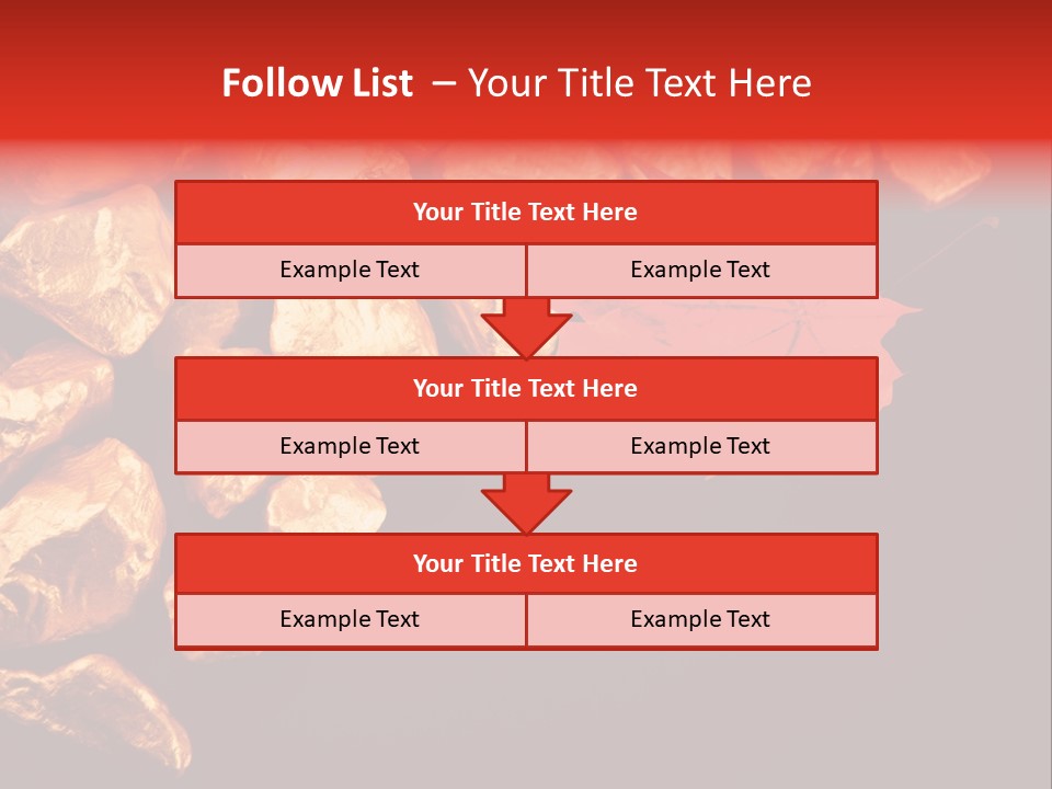 Small Stone Metal PowerPoint Template