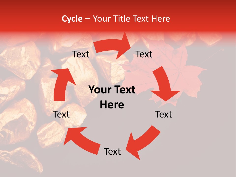 Small Stone Metal PowerPoint Template