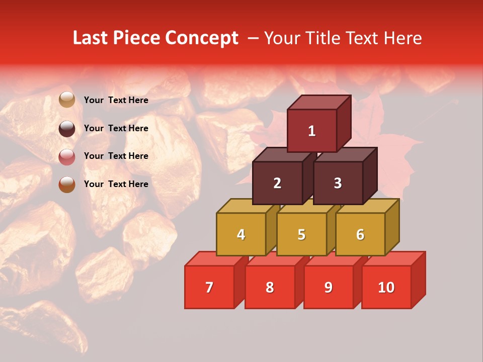 Small Stone Metal PowerPoint Template