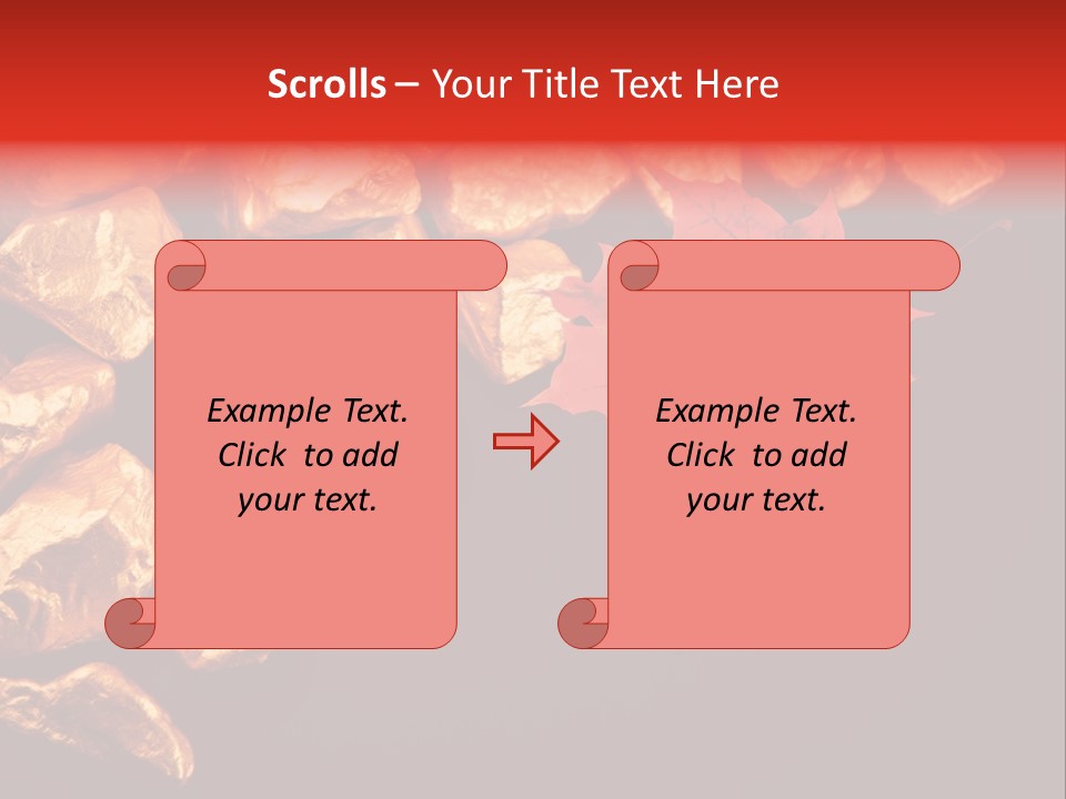 Small Stone Metal PowerPoint Template