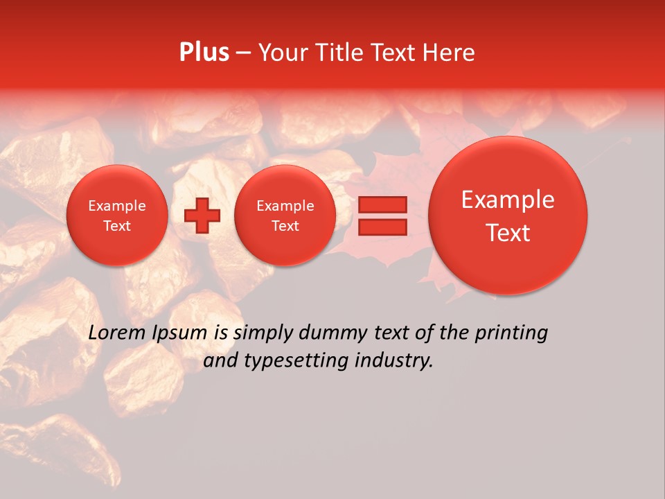 Small Stone Metal PowerPoint Template