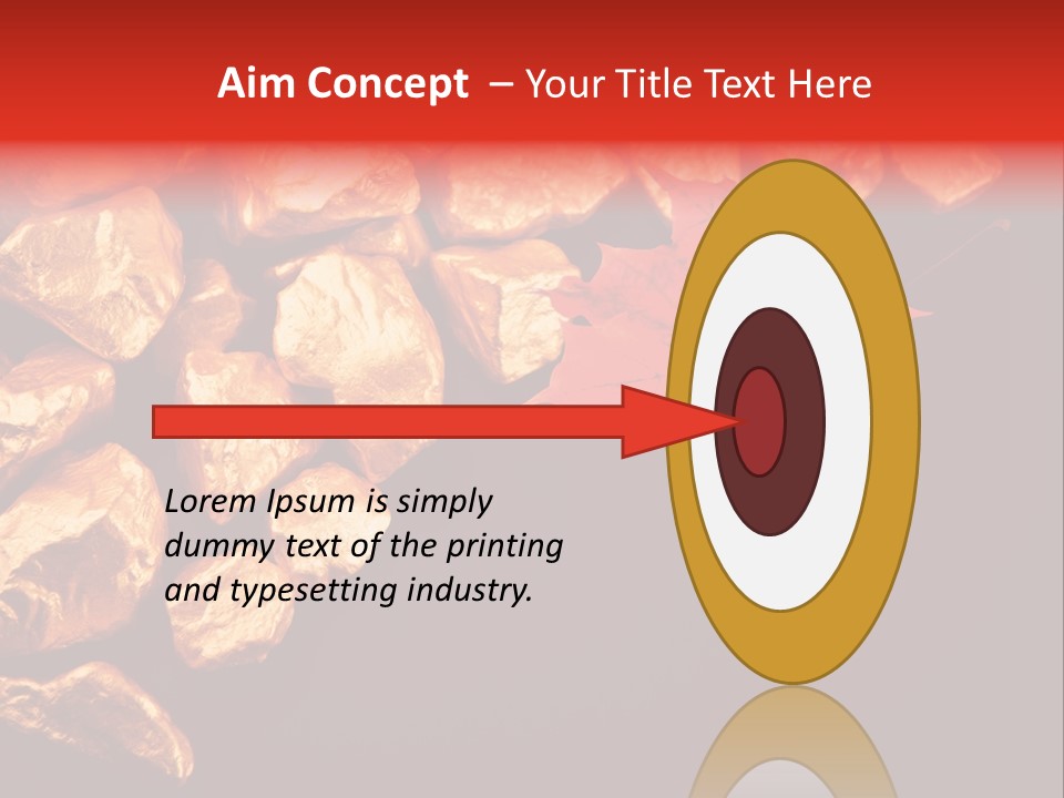 Small Stone Metal PowerPoint Template