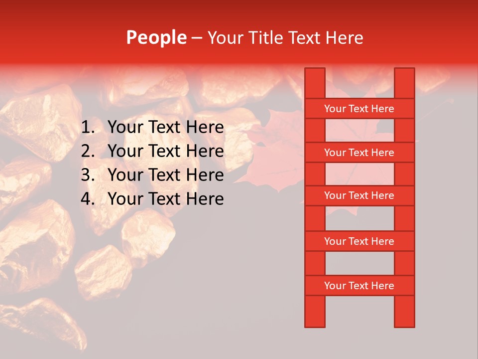 Small Stone Metal PowerPoint Template