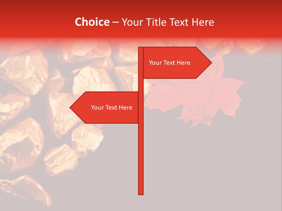 Small Stone Metal PowerPoint Template