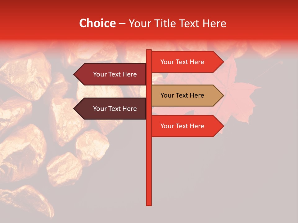 Small Stone Metal PowerPoint Template