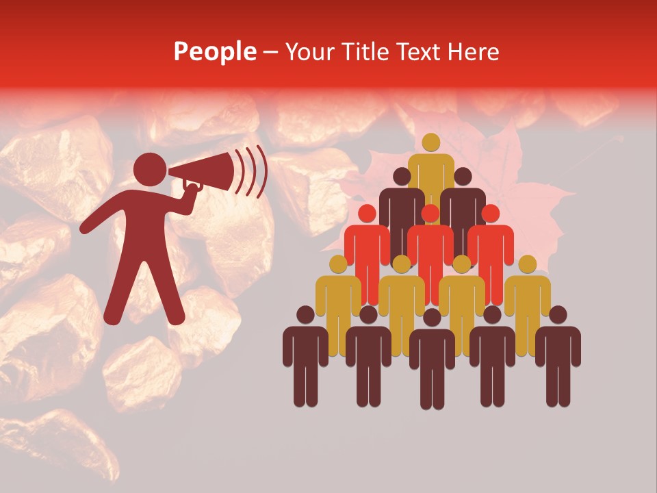 Small Stone Metal PowerPoint Template