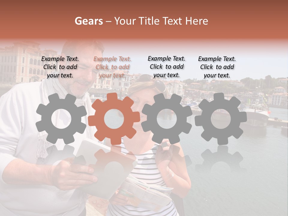 Websurfing Happy Smiling PowerPoint Template