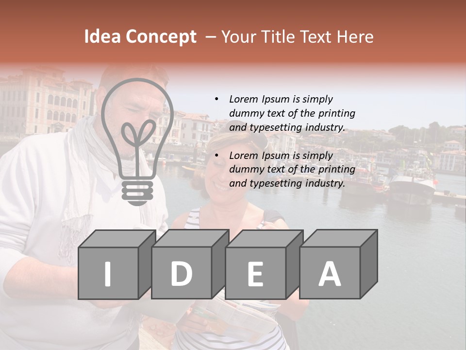 Websurfing Happy Smiling PowerPoint Template