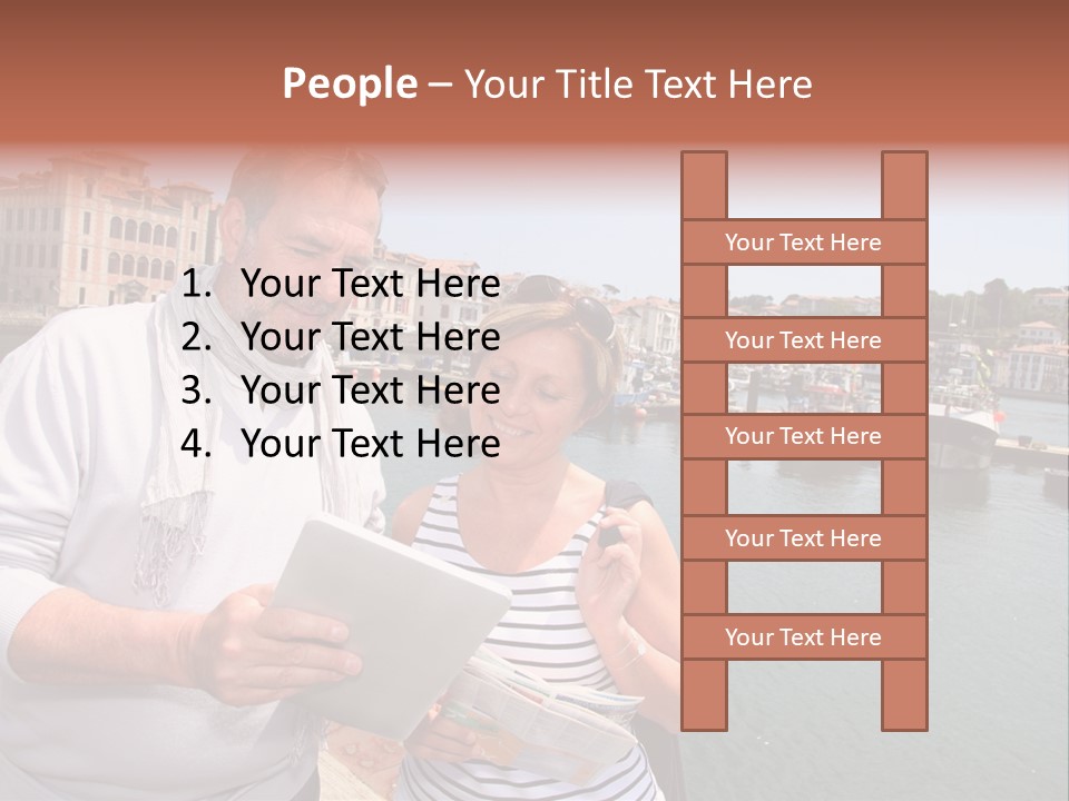 Websurfing Happy Smiling PowerPoint Template