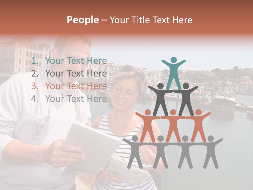 Websurfing Happy Smiling PowerPoint Template