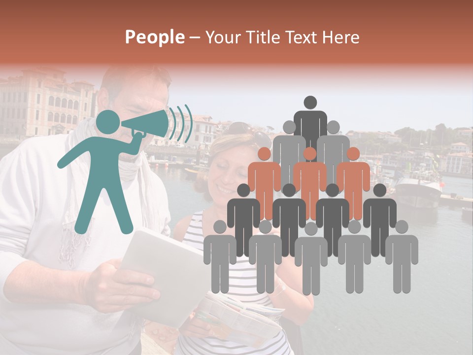 Websurfing Happy Smiling PowerPoint Template