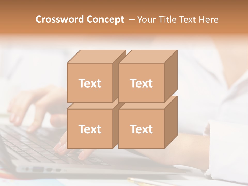 Notebook Corporate Work PowerPoint Template