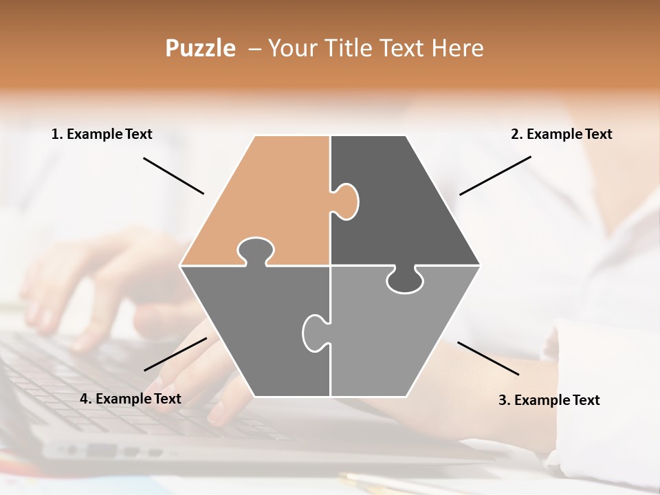 Notebook Corporate Work PowerPoint Template