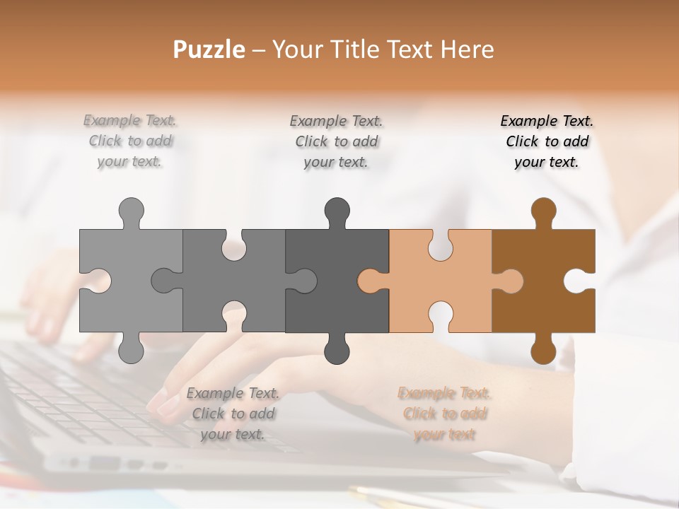Notebook Corporate Work PowerPoint Template