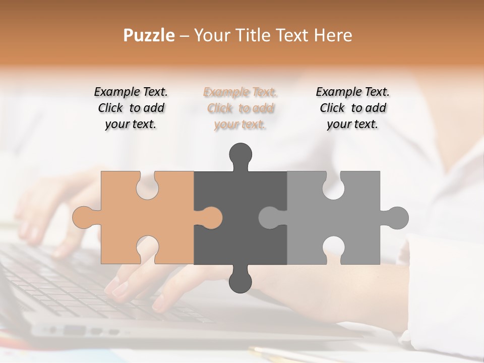 Notebook Corporate Work PowerPoint Template