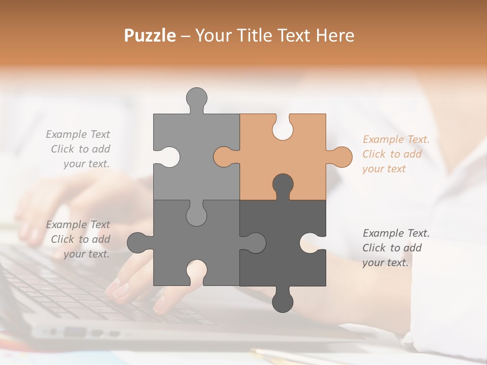 Notebook Corporate Work PowerPoint Template