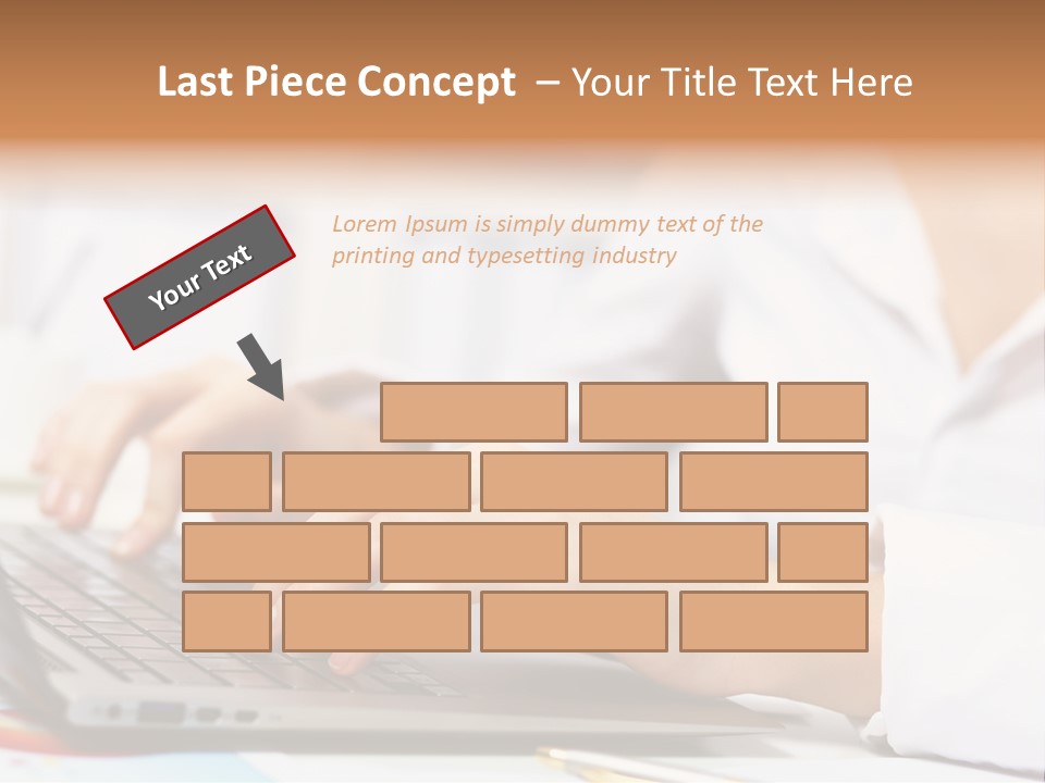 Notebook Corporate Work PowerPoint Template