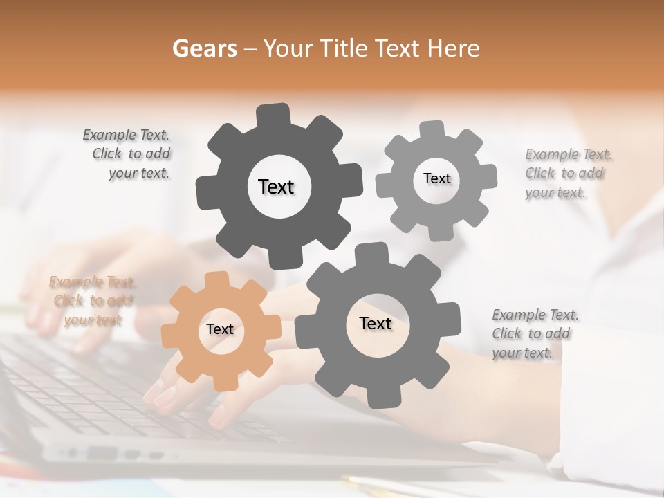 Notebook Corporate Work PowerPoint Template