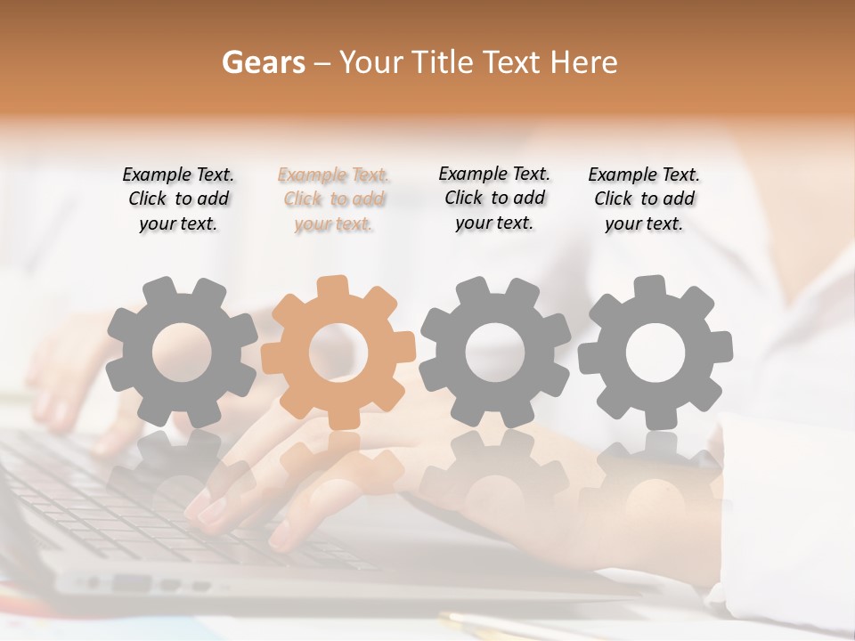 Notebook Corporate Work PowerPoint Template