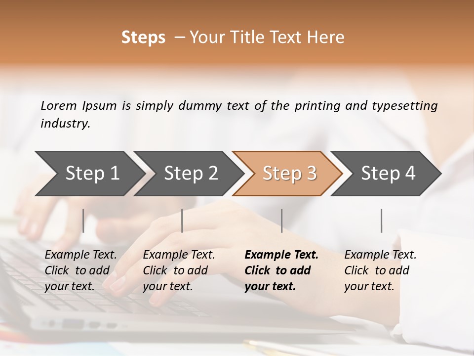 Notebook Corporate Work PowerPoint Template