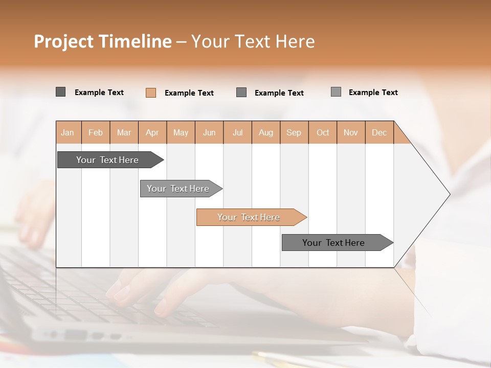 Notebook Corporate Work PowerPoint Template