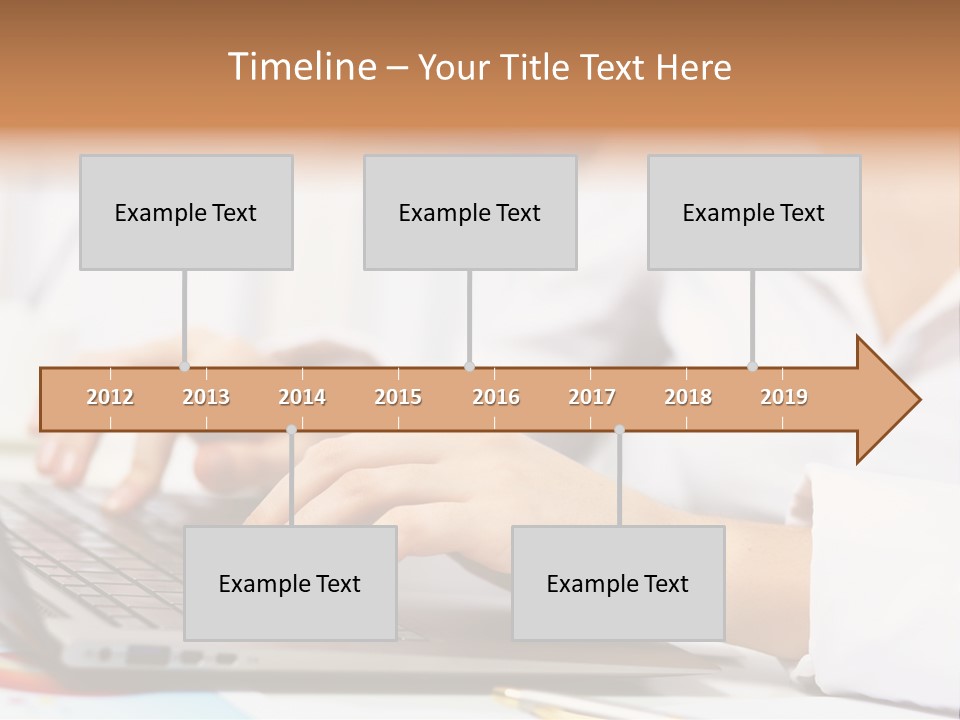 Notebook Corporate Work PowerPoint Template