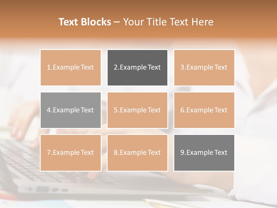 Notebook Corporate Work PowerPoint Template